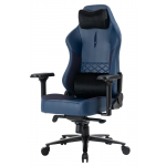 Zenox Spectre Mk-2 幽靈電競椅 (皮面/海軍藍) - 辦公電競兩用，130°後躺，高密度海綿