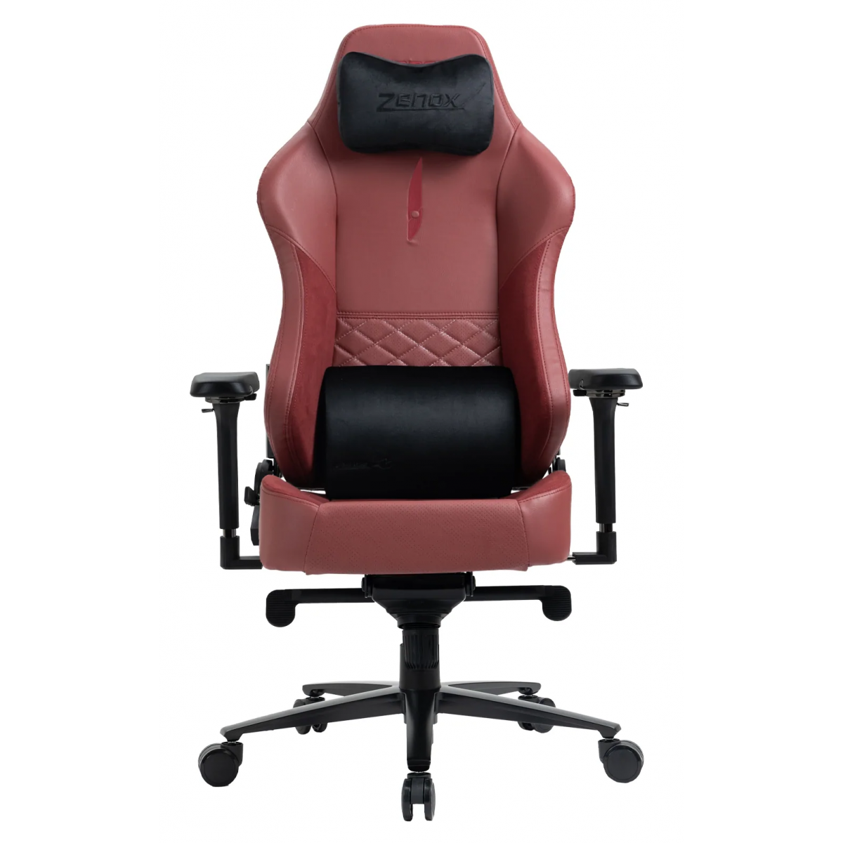 Zenox Spectre Mk-2 幽靈電競椅 (皮面/栗色) - 辦公電競兩用，寬身設計，強化合金腳架