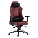 Zenox Spectre Mk-2 幽靈電競椅 (皮面/栗色) - 辦公電競兩用，寬身設計，強化合金腳架