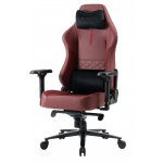 Zenox Spectre Mk-2 幽靈電競椅 (皮面/栗色) - 辦公電競兩用，寬身設計，強化合金腳架