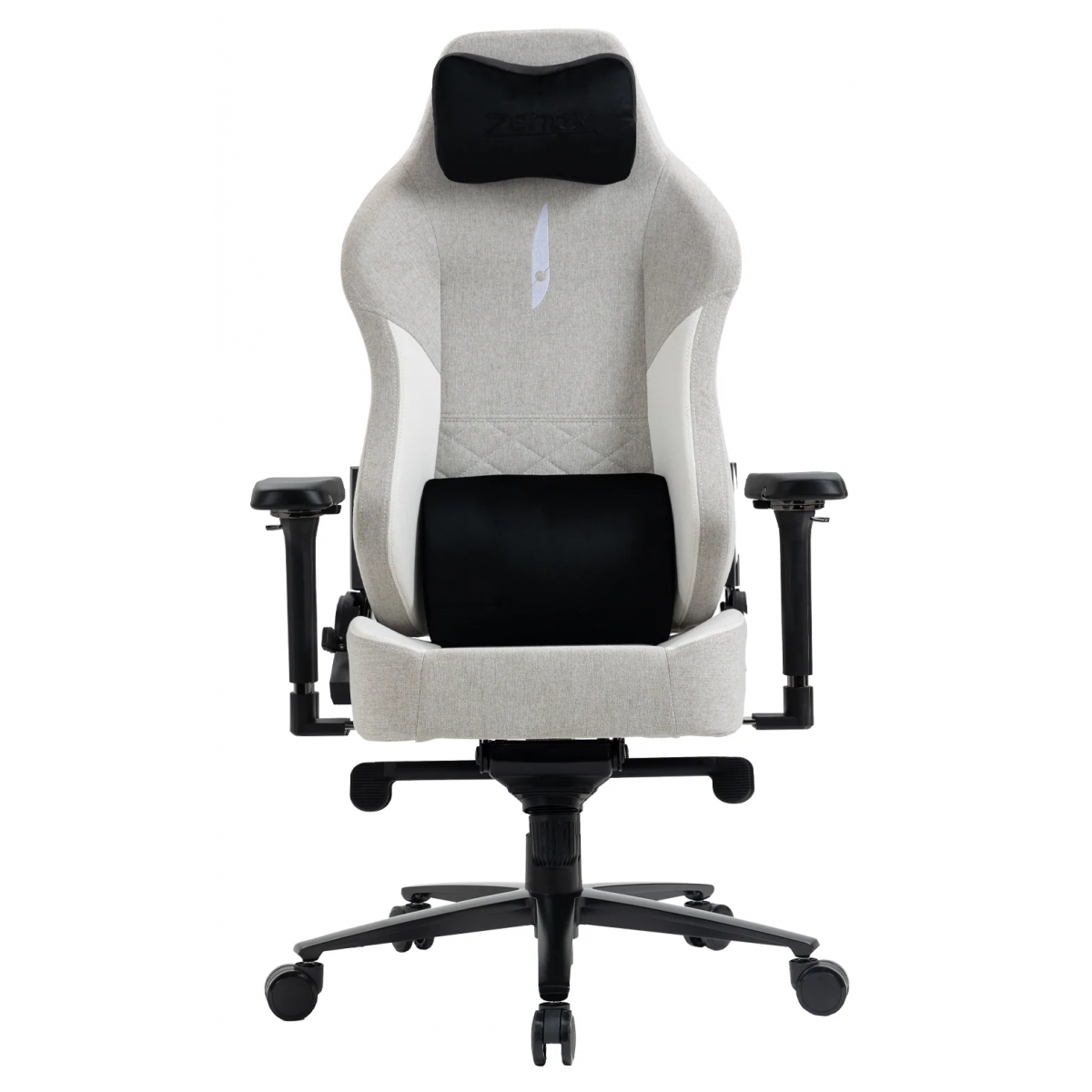 Zenox Spectre Mk-2 幽靈電競椅 (布面/淺灰色) - 辦公電競兩用，高密度定型海綿，4D扶手