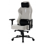 Zenox Spectre Mk-2 幽靈電競椅 (布面/淺灰色) - 辦公電競兩用，高密度定型海綿，4D扶手