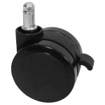 Zenox 可鎖定腳輪更換套件 (5件) - 鎖定制動桿，耐用PU橡膠塗層