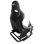 Zenox ProAM 專業賽車架連座位 (Z-SR2045-B) - 兼容多種方向盤，可調座椅位置與角度