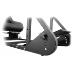 Zenox ProAM 專業賽車架連座位 (Z-SR2045-B) - 兼容多種方向盤，可調座椅位置與角度