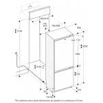Gaggenau RB492303 514公升 400系列 嵌入式雙門雪櫃 - 智能開門，無霜技術，內置製冰機