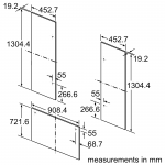 Siemens 西門子 CI36Z490 coolModul 門板 - 3件套，適用於CI36TP02L
