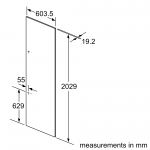 Siemens 西門子 FI24Z090 coolModul 門板 - 24吋，適用於FI24FP32與CI24RP02