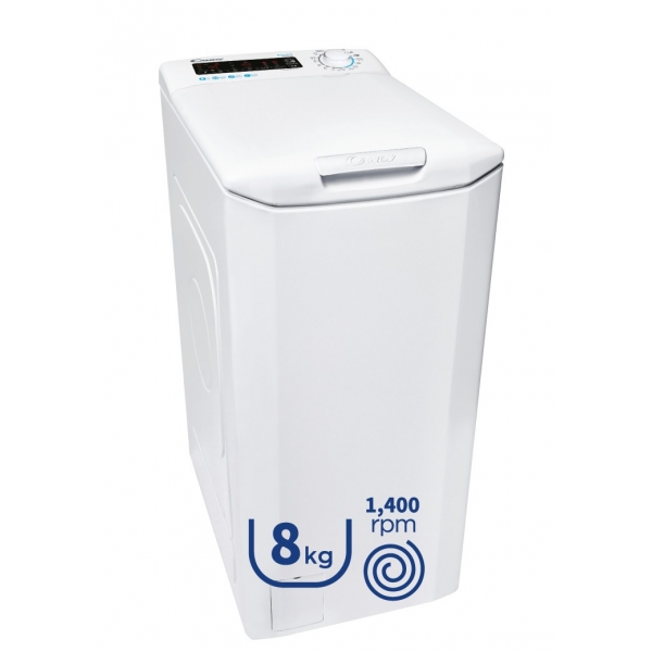 金鼎 CANDY CSTG48TM/1-UK 8公斤上置式洗衣機 - 1400轉、變頻摩打