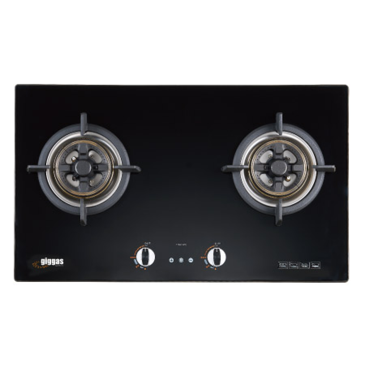 Giggas 德國上將 GA-9688 76cm雙頭石油氣爐：4.5kW梅花火，嵌入式設計