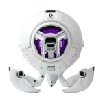 GravaStar Mars-Pro 藍牙喇叭 (白色) - 鋅合金，觸控音量，RGB燈效，15小時續航