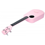 PopuMusic Populele 2 碳纖維智能烏克麗麗 (粉紅色) - 56顆LED燈，APP學習