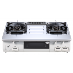 TGC RJH3HR(SSW) 66厘米 煮飯寶 座檯式煤氣煮食爐+內置式煮飯煲 (不銹鋼爐面配白色爐身)