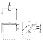 TOTO DSP70 鍍鉻廁紙架