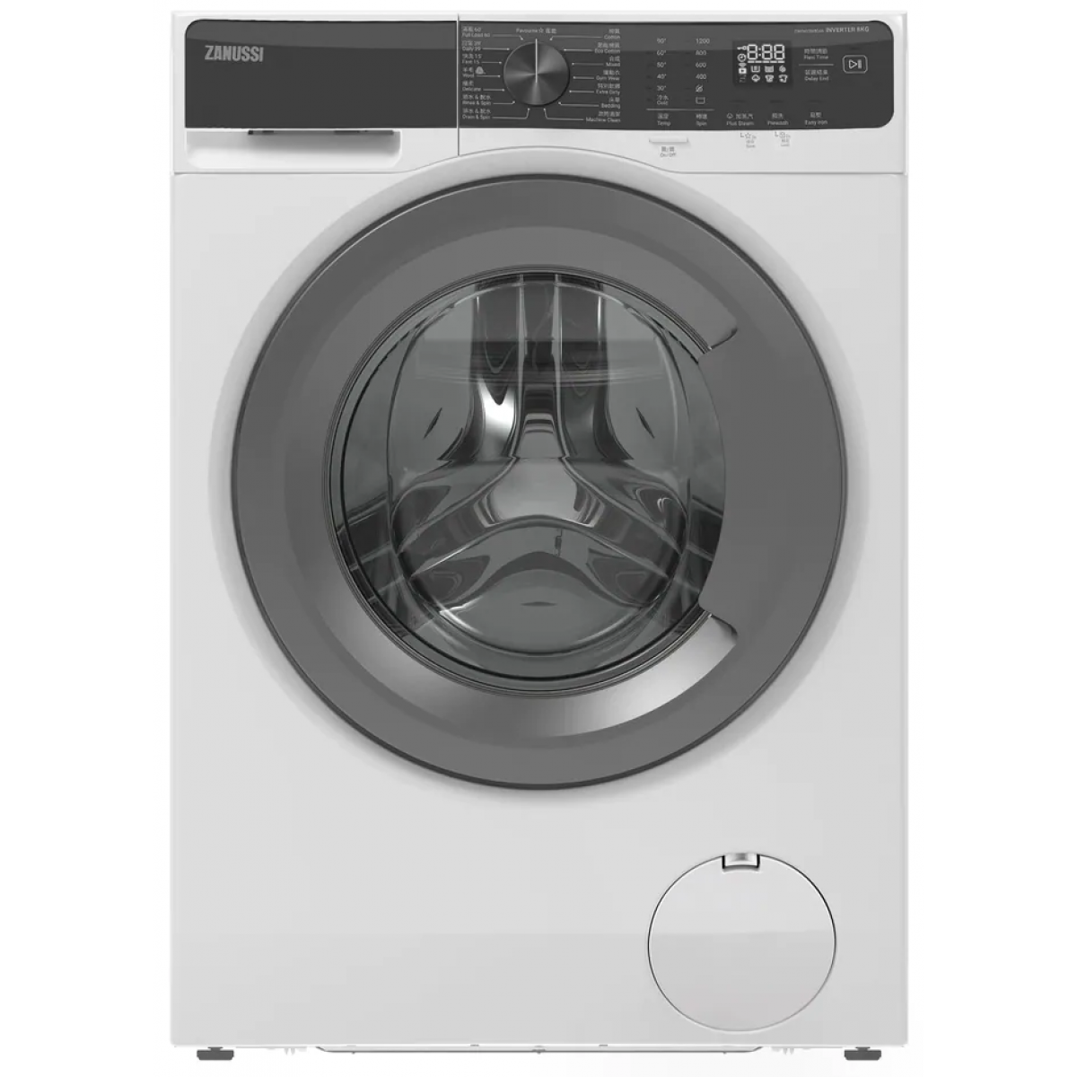 金章 ZANUSSI ZWFM25W804A 8公斤 前置式蒸氣洗衣機 1級能源