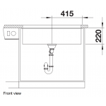 Blanco 523145 Subline 800-U 花崗岩廚用昇盤 (白色)