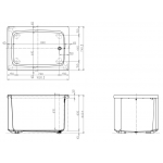 TOTO P124R-SC1 日式浸缸 (象牙色)
