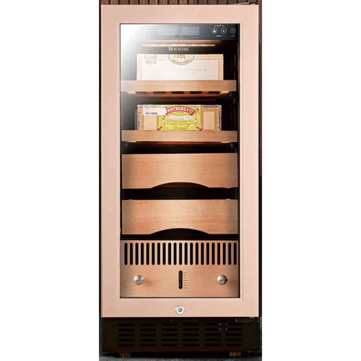 ROYALTEK RT85L 恆溫恆濕雪茄櫃 - 350支容量、西班牙雪松木