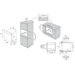 Asko OP8678G 嵌入式電焗爐 - 60厘米，71公升，熱解自潔，82個自動程式