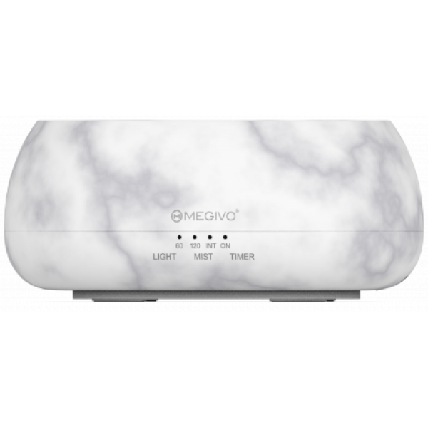Megivo Oasis 夜燈香薰霧化加濕器 (雲石) - 500ml，LED彩燈，超聲波靜音