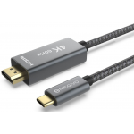 Megivo MCH-420 USB-C 轉 HDMI 線 - 2.0米，支援4K，PP編織線材