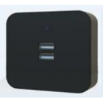 FAMO SSUB-G1 USB插座 (黑色面板) (簡約款) (可個別訂製)