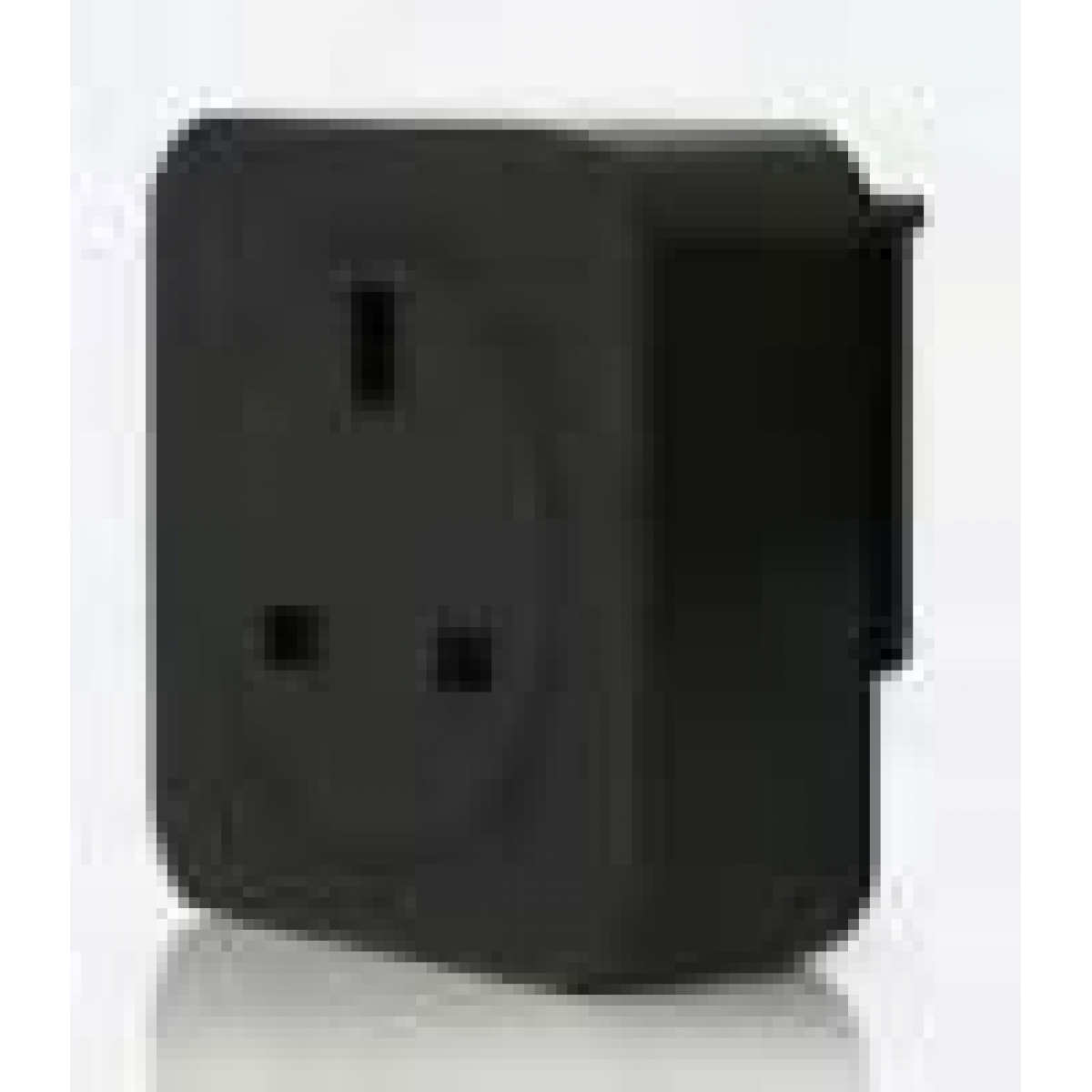 FAMO 國際款英式標準插座 - 黑色面板，橡膠外圈，13A電力