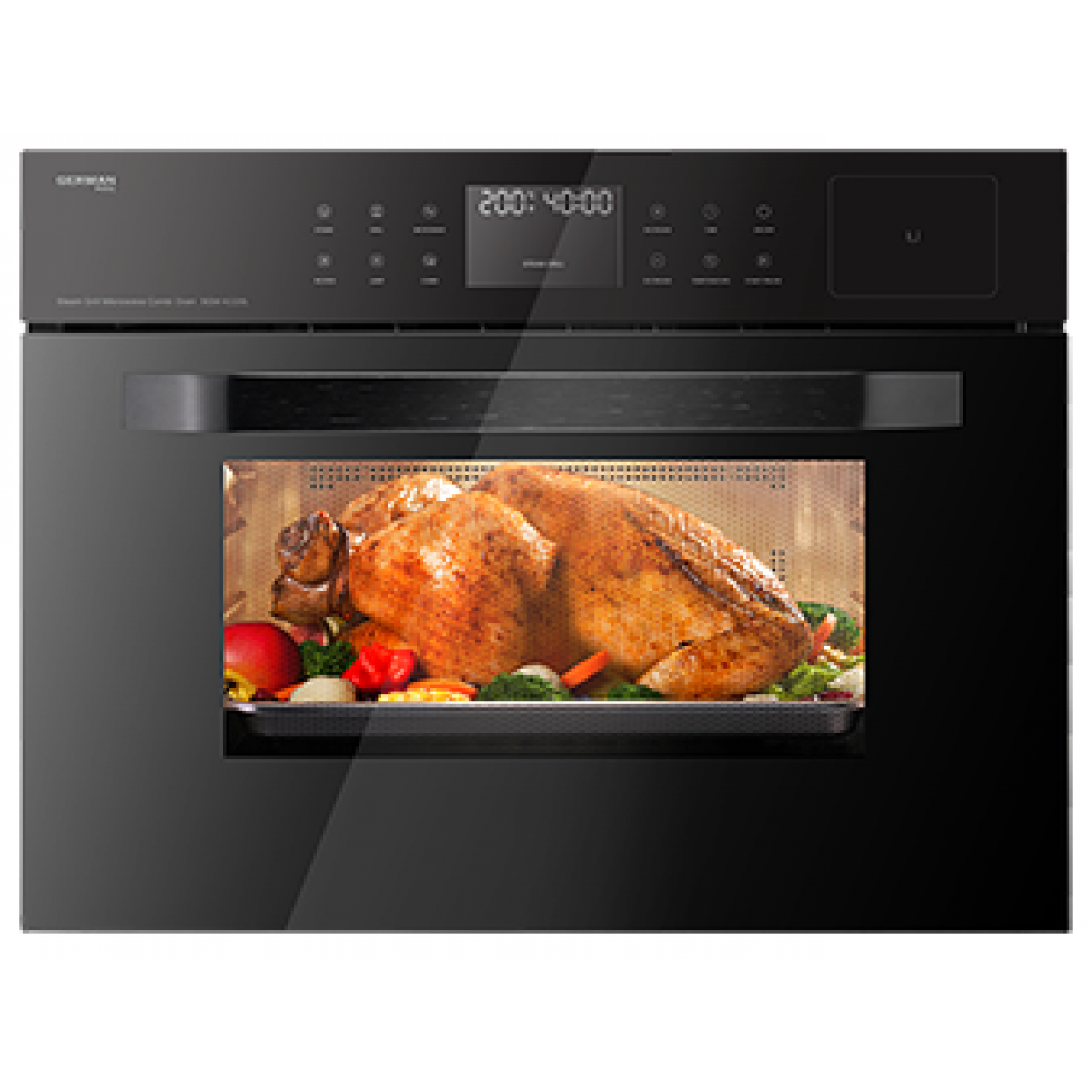 GERMAN POOL 德國寶 SGM-4228L 42L 嵌入式三合一微波蒸烤焗爐 | 強勁多功能 | 304不鏽鋼爐腔