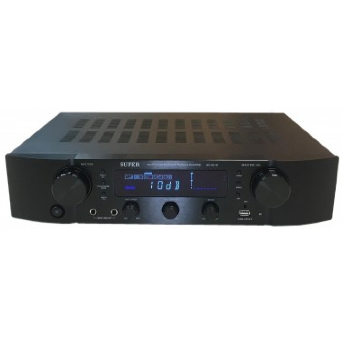 Super AV-2019-BLK 豪華型高保真擴音機 (黑色)