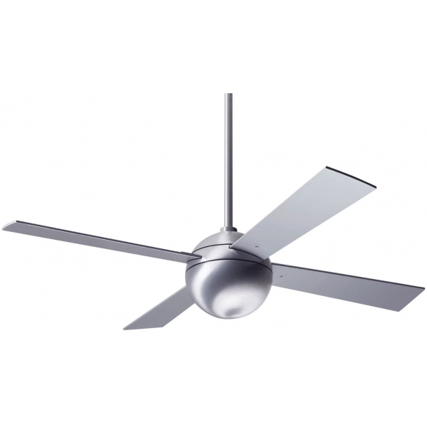 Modern Fan Co Ball 42吋 天花吊扇 (鋁銀色+鋁銀色扇葉) - Ron Rezek設計，夏冬模式