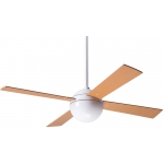 Modern Fan Co Ball 42" 天花吊扇 (白色+楓木扇葉)