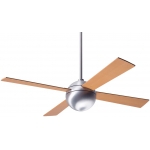 Modern Fan Co Ball 42" 天花吊扇 (鋁銀色+楓木扇葉)