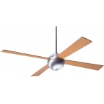 Modern Fan Co Ball 52" 天花吊扇 (鋁銀色+楓木扇葉)