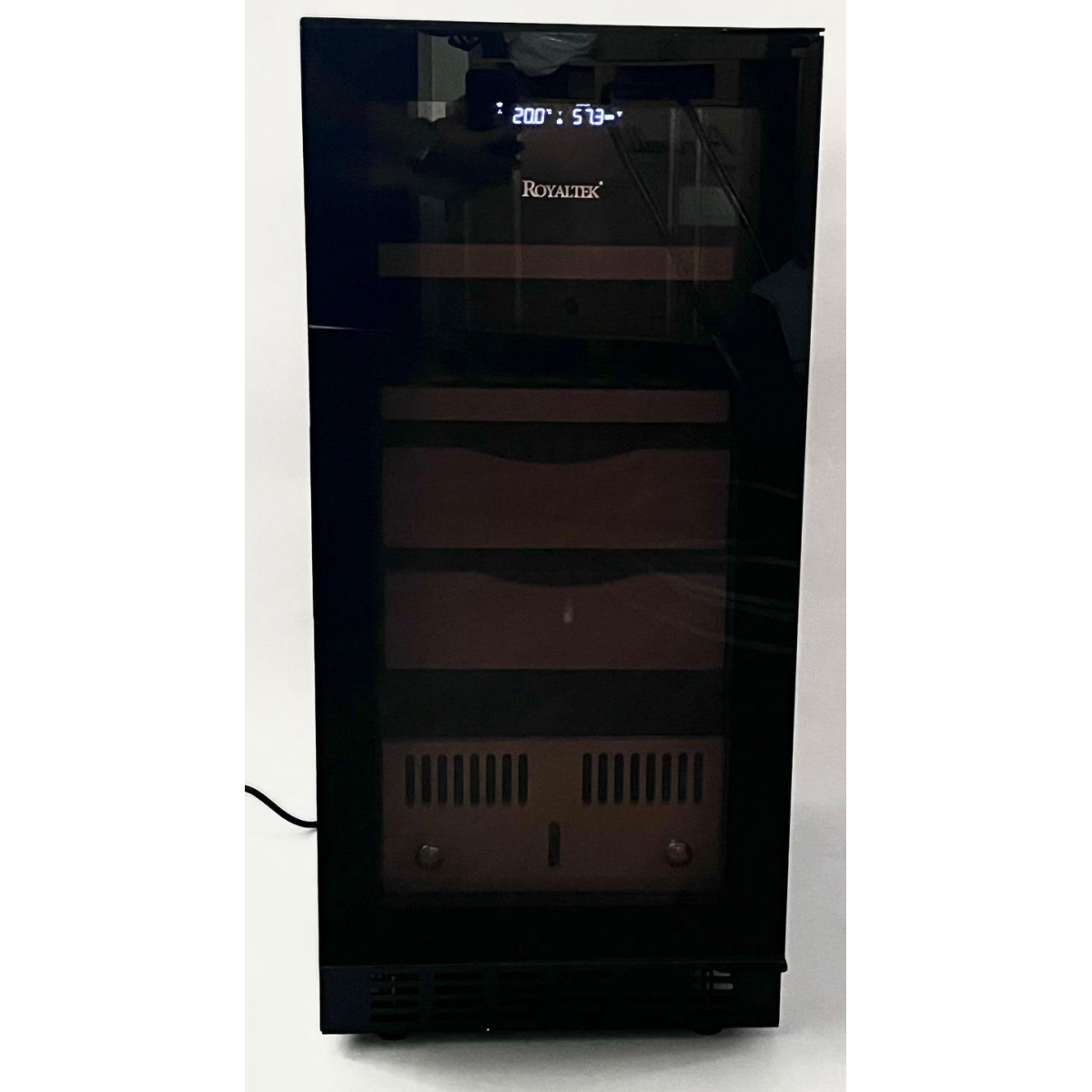 Royaltek RT85L-BLK 恆溫恆濕雪茄櫃 (350支) - 壓縮機製冷，靜音節能，三層中空玻璃