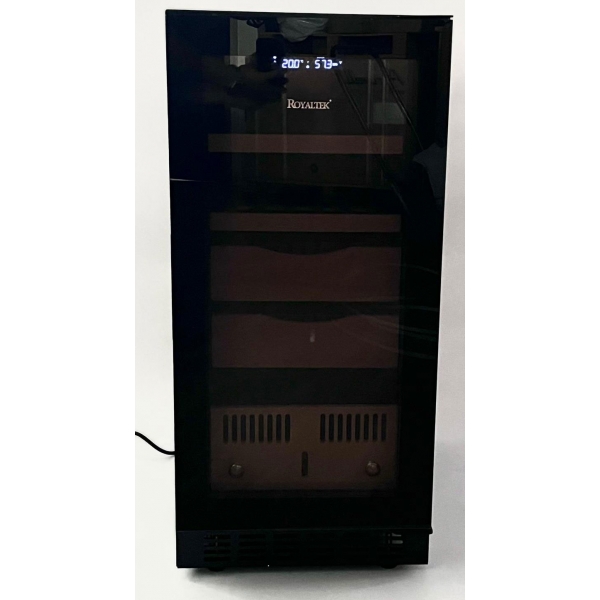 Royaltek RT85L-BLK 恆溫恆濕雪茄櫃 (350支) - 壓縮機製冷，靜音節能，三層中空玻璃