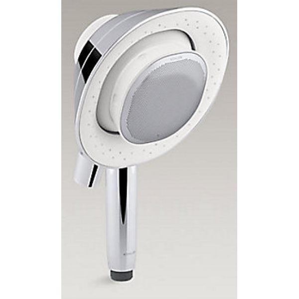 Kohler K-R28241T-NKE-CP MOXIE 藍牙音樂手提花灑 (拋光鍍鉻) - IPX7防水喇叭