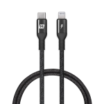 Momax DL31D Elite USB-C to Lightning 1.2米 尼龍編織連接線 快充短線 (黑色)