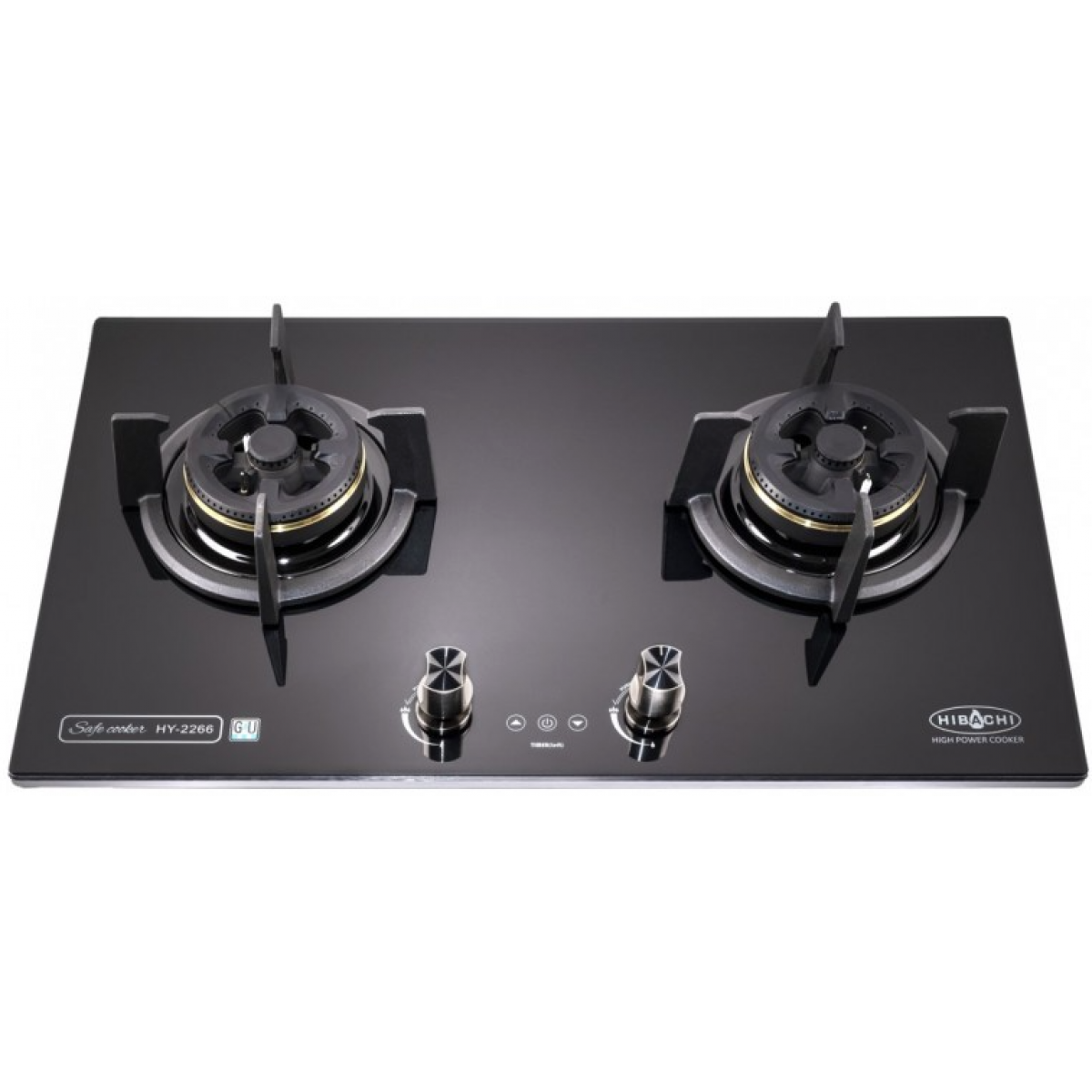 氣霸 HIBACHI HY-2266TG 75厘米三環火嵌入式煤氣爐:6.0kW超強火力與定時功能 氣霸 HIBACHI HY-2266TG 75厘米三環火嵌入式煤氣爐:6.0kW超強火力與定時功能