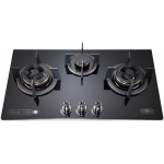 Hibachi 氣霸 HY-3363TG 75厘米 三環火 嵌入式三頭煤氣煮食爐