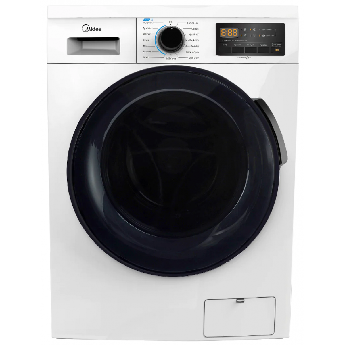 Midea 美的 MFG80S14 8公斤 1400轉前置式薄身變頻洗衣機