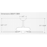 Hunter Fan Co Bayport 42吋 天花吊扇 (美國設計)