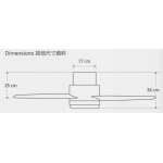 Hunter Fan Co Gilmour 52吋天花吊扇 (啞銀色)：孟菲斯設計，3種速度，遙控控制