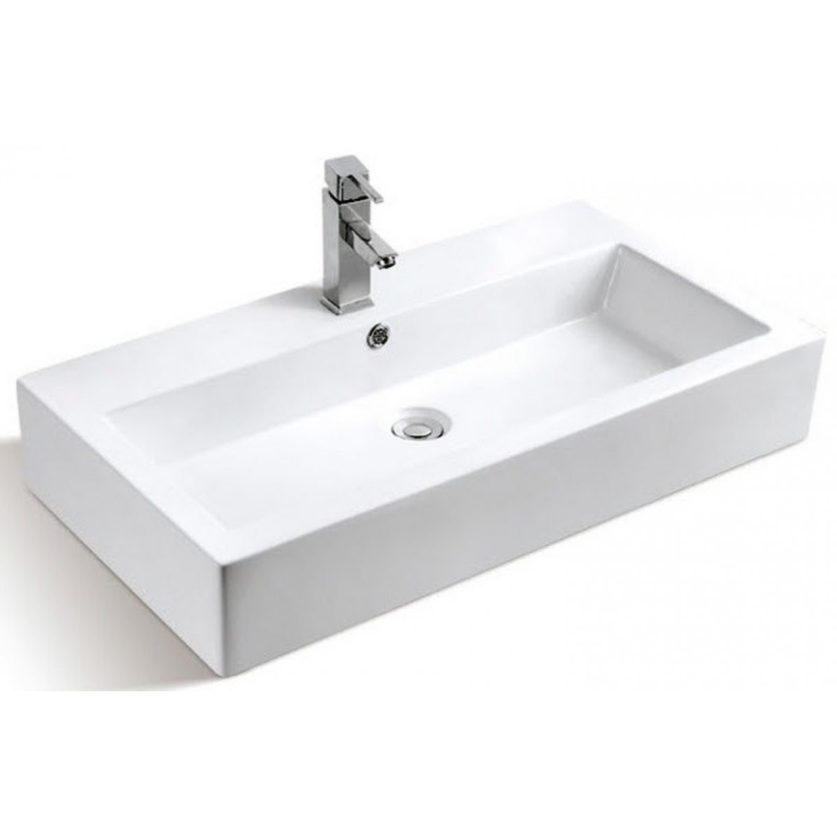 Bellini K146檯上盆：簡約設計，H140*W800*D435mm