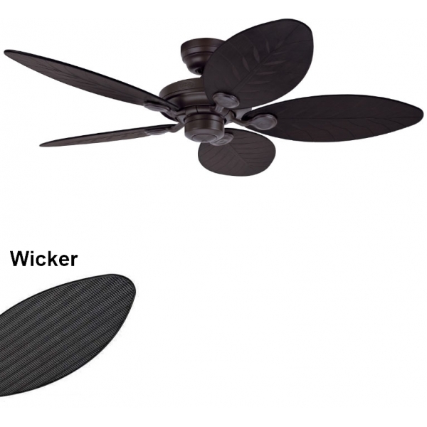 Hunter Fan Co Outdoor Elements II 54吋天花吊扇 (黑銅色+黑柳條)