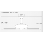 Hunter Fan Co Savoy 52吋天花吊扇 (古銅色+棕橡木色)