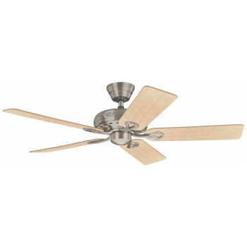 Hunter Fan Co Savoy 52" Ceiling Fan (Brushed Nickel+Maple)