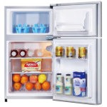 金田 KANEDA KF-148 83公升直冷式雙門雪櫃：2級能效、平背式設計、輕巧實用