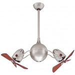 Matthews Fan 16吋 Acqua 天花吊扇 (亮銀色+桃花木扇葉)