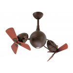 Matthews Fan 16吋 Acqua 天花吊扇 (紋理青銅+桃花木扇葉)