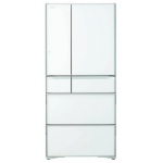 Hitachi R-WXC670RH-XW 519L Free-standing Multi-Door Refrigator (Crystal White)